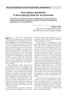 Core labour standards: a level playing field for all countries