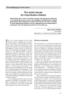 The social clause: an inconclusive debate