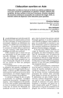 L'éducation ouvrière en Asie