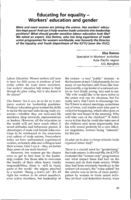 Educating for equality: workers' education and gender