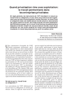 Quand privatisation rime avec exploitation: le travail pénitentiaire dans les entreprises privatisées