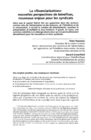 La "financiarisation": nouvelles perspectives de bénéfices, nouveaux enjeux pour les syndicats