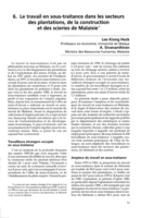 Le travail en sous-traitance dans les secteurs des plantations, de la construction et des scieries de Malaisie