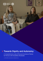 Towards dignity and autonomy: a comprehensive look at personal assistance policies for persons with disabilities worldwide