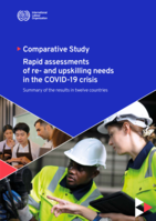 Rapid assessments of re- and upskilling needs in the COVID-19 crisis: summary of the results in twelve countries: comparative study