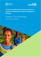 SAM-based analysis of gendered employment sectoral strategies in Ethiopia