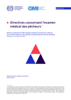 Directives concernant l’examen médical des pêcheurs