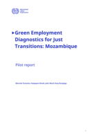 Green employment diagnostics for just transitions: Mozambique : pilot record