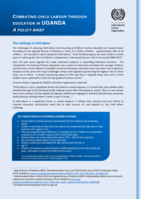Combating child labour through education in Uganda: a policy brief
