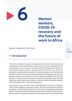Women workers, COVID-19 recovery and the future of work in Africa