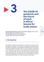 The COVID-19 pandemic and the future of work in Africa: lessons for trade unions