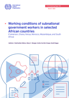 Working conditions of subnational government workers in selected African countries: (Cameroon, Ghana, Kenya, Morocco, Mozambique, and South Africa)