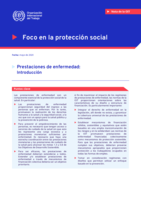 Prestaciones de enfermedad: introducción