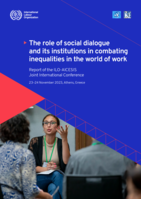 The role of social dialogue and its institutions in combating inequalities in the world of work