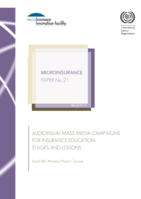 Audiovisual mass media campaigns for insurance education: stages and lessons