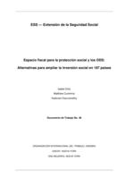 Espacio fiscal para la protección social y los ODS: alternativas para ampliar la inversión social en 187 países