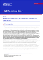 Professional athletes and the fundamental principles and rights at work