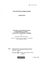 Impact of multinational firms on employment and incomes; a case study of phosphates in Senegal