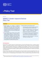 GENSEC: a gender-responsive sectoral policy tool