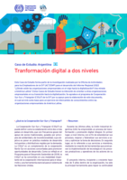 Tranformación digital a dos niveles: caso de estudio: Argentina