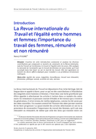 La Revue internationale du Travail et l'égalité entre hommes et femmes: l'importance du travail des femmes, rémunéré et non rémunéré : introduction