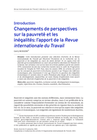 Changements de perspectives sur la pauvreté et les inégalités: l'apport de la Revue internationale du Travail : introduction