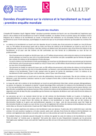 Données d'expérience sur la violence et le harcèlement au travail: première enquête mondiale