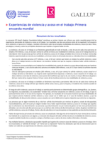 Experiencias de violencia y acoso en el trabajo: primera encuesta mundial