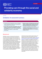 Providing care through the social and solidarity economy: an assessment summary Zimbabwe
