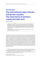 The International Labour Review and gender equality: the importance of women's unpaid and paid work : introduction