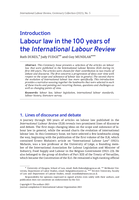 Labour law in the 100 years of the International Labour Review: introduction
