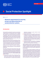 Minimum requirements for ensuring privacy and data protection in social protection systems