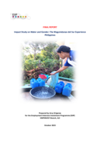 Impact study on water and gender: the Maguindanao del Sur Experience : Philippines : final report