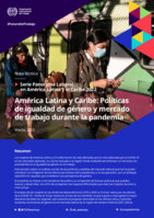 América Latina y el Caribe: políticas de igualdad de género y mercado de trabajo durante la pandemia