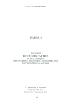 Tackling deforestation in Mozambique: reconciling the social, economic and environmental agenda