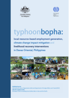 Typhoonbopha: local resource-based employment generation, climate change impact mitigation and livelihood recovery interventions in Davao Oriental, Philippines