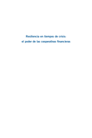 Resiliencia en tiempos de crisis: el poder de las cooperativas financierass
