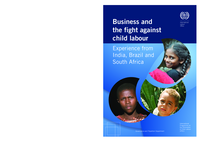 Business and the fight against child labour: experience from India, Brazil and South Africa