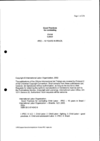 Good practices for combating child labor: IPEC - 10 years in Brazil
