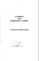 Livelihood and employment creation: ILO's recommended management and policy options for employment friendly reconstruction in Sri Lanka