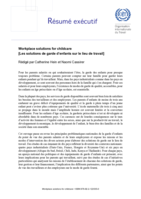 Workplace solutions for childcare