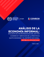 Análisis de la economía informal: encuesta de micronegocios del sector comercio y servicios de la provincia Santo Domingo y el Distrito Nacional, República Dominicana