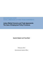 Labour market concerns and trade agreements: the case of employment policy provisions