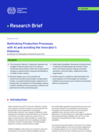 Rethinking production processes with AI and avoiding the innovator’s dilemma