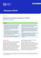Employment challenges and policies in ASEAN: executive summary