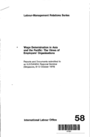 Wage determination in Asia and the Pacific: the views of employers' organisations