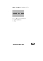 Labour-management relations in public enterprises in Africa