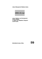 Labour relations and development: country studies on Japan, the Philippines, Singapore and Sri Lanka