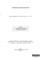 Methods of collective bargaining and settlement of disputes in rail transport: second item on the agenda