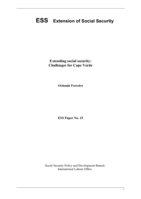 Extending social security: challenges for Cape Verde